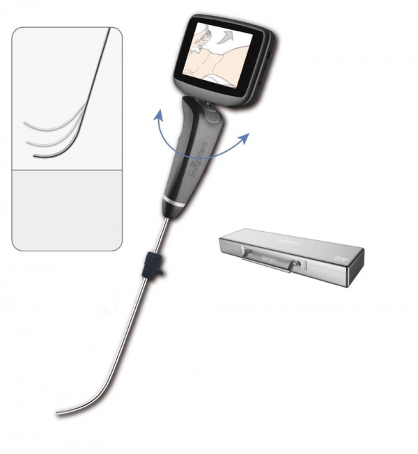 Sztywny wideolaryngoskop do trudnych intubacji Insight iS3-R