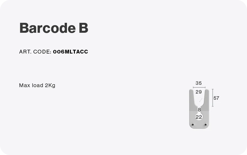 Barcode holder B
