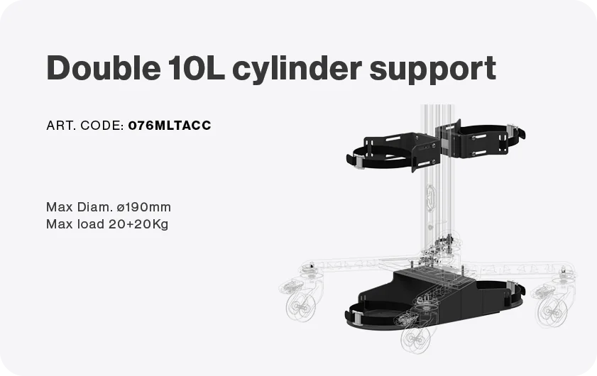 Double 5 l cylinder holder 02