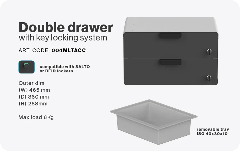 Double drawer