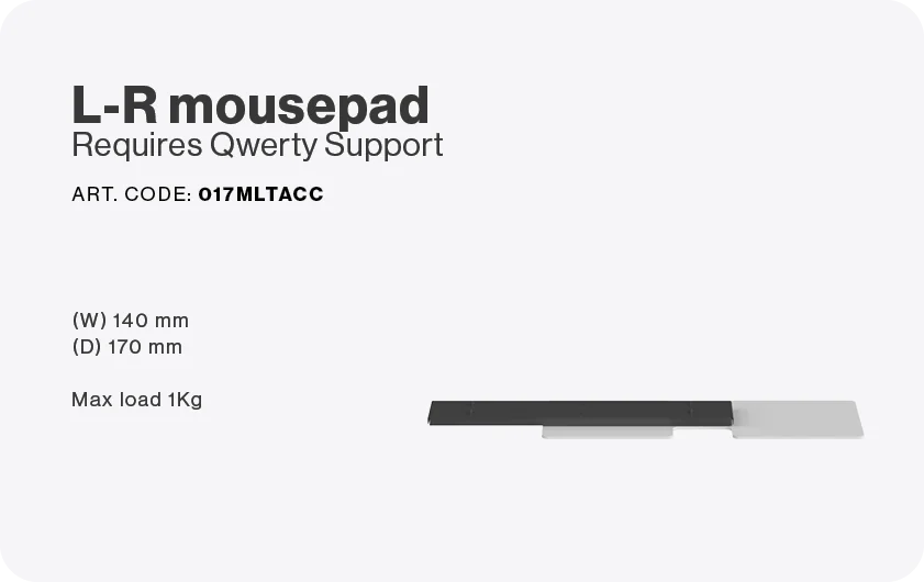 Left/right mousepad