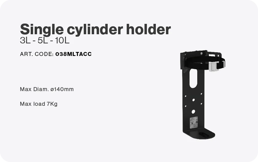 Single cylinder holder