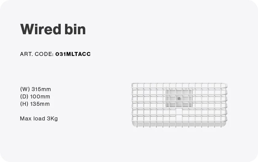 Wired bin