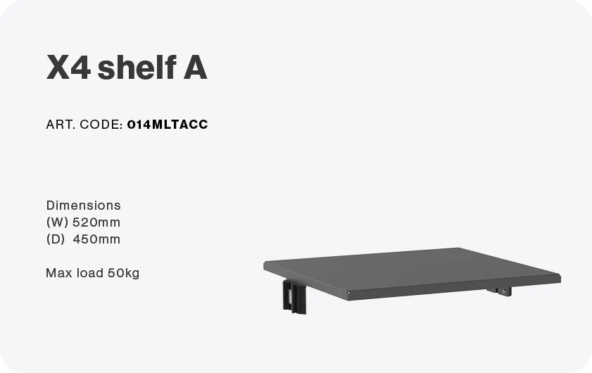 X4 shelf A
